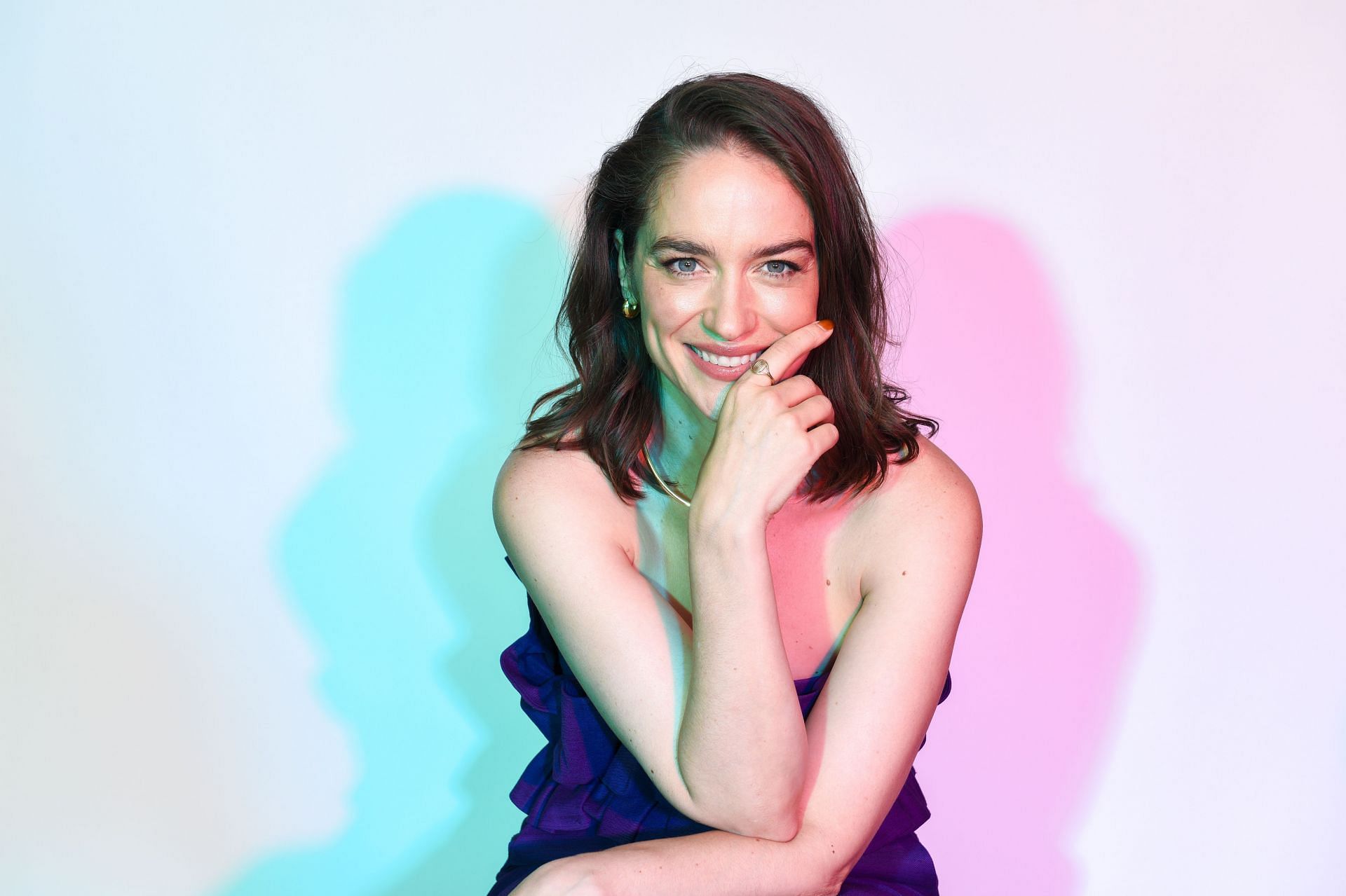 Melanie Scrofano at IMDboat Exclusive Portrait Studio At San Diego Comic-Con 2024 (Image via Getty)